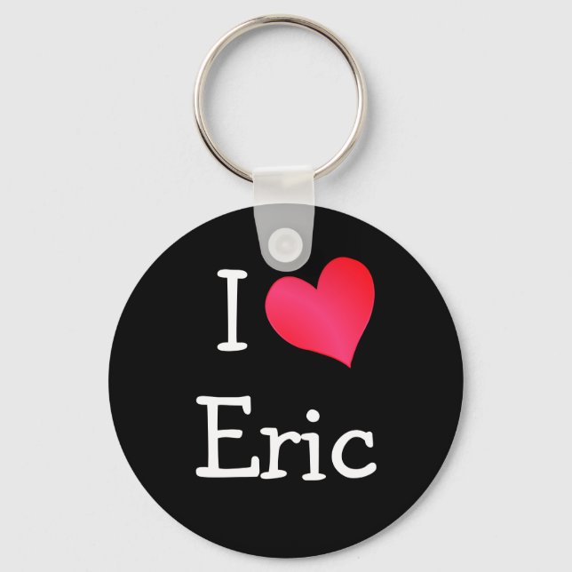 I Love Eric Key Ring (Front)