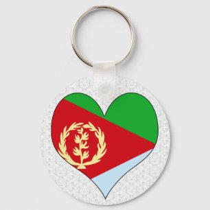 I Love Eritrea Key Ring