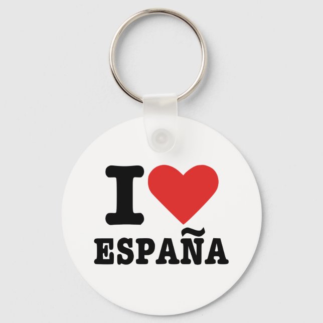 I love España - Spain Key Ring (Front)