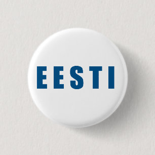 I love Estonia Eesti 3 Cm Round Badge