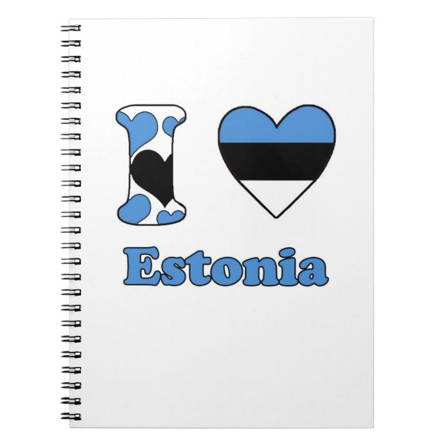 I love Estonia Notebook (Front)