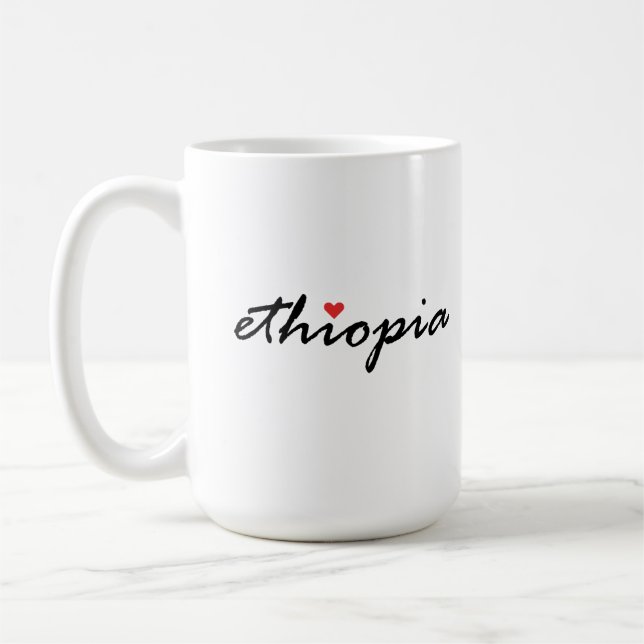 I love Ethiopia Coffee Mug (Left)