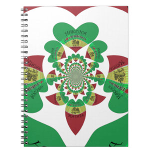 I Love Ethiopia Kaleidoscope – Heartfelt Rasta Art Notebook