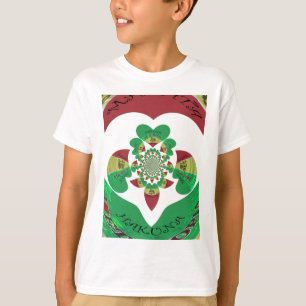 I Love Ethiopia Kaleidoscope – Heartfelt Rasta Art T-Shirt