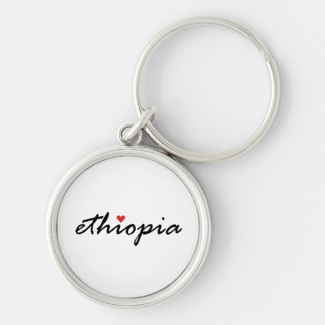 I love Ethiopia Key Ring (Front)