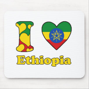 I love Ethiopia Mouse Pad