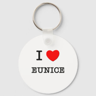 I Love Eunice Key Ring