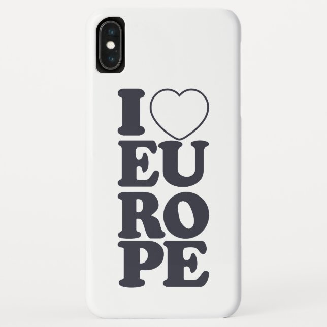 I LOVE EUROPE custom phone cases (Back)