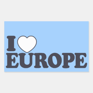 I LOVE EUROPE custom stickers