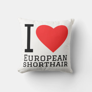 I love European shorthair Cushion