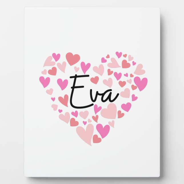 I love Eva Plaque (Front)