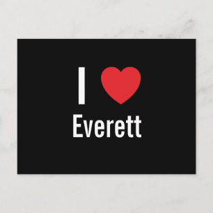 I love Everett Postcard