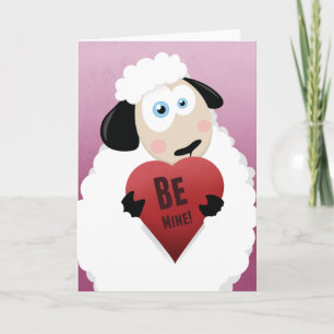 I Love Ewe Be Mine Valentine Card