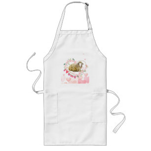 I love Ewe Long Apron