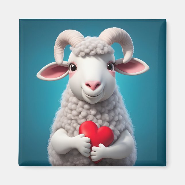 I Love Ewe Magnet (Front)