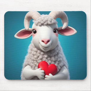I Love Ewe Mouse Pad