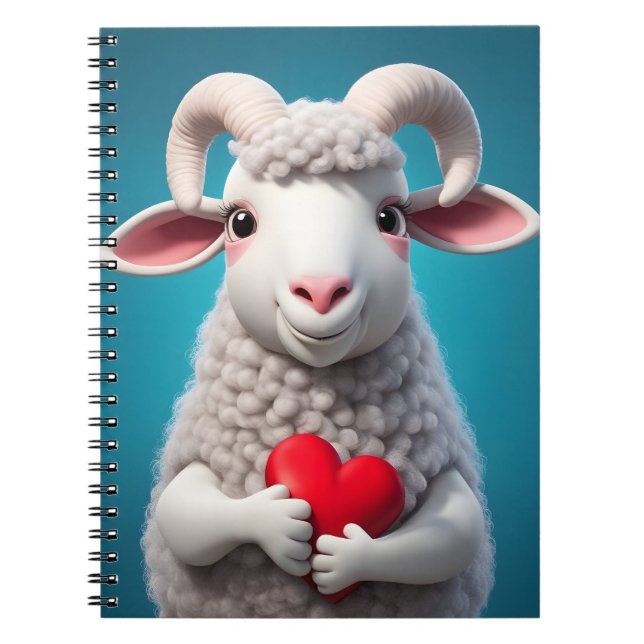 I Love Ewe Notebook (Front)