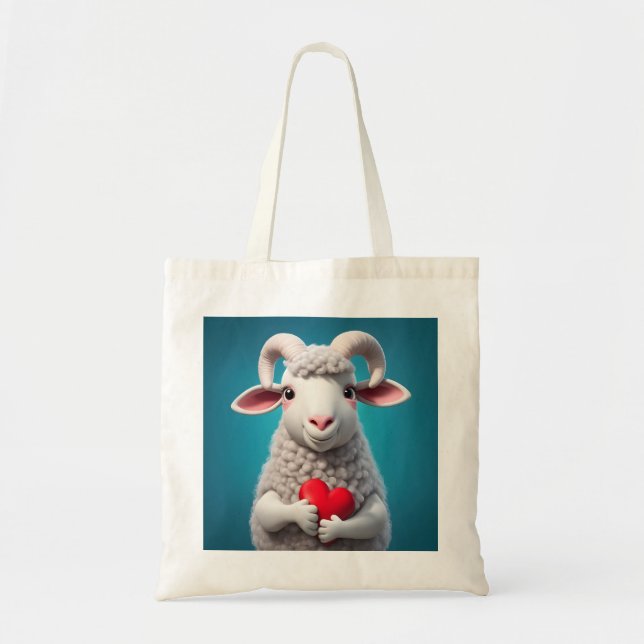 I Love Ewe Tote Bag (Front)