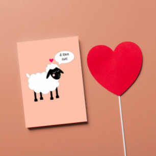 I Love Ewe Valentine's Day Card