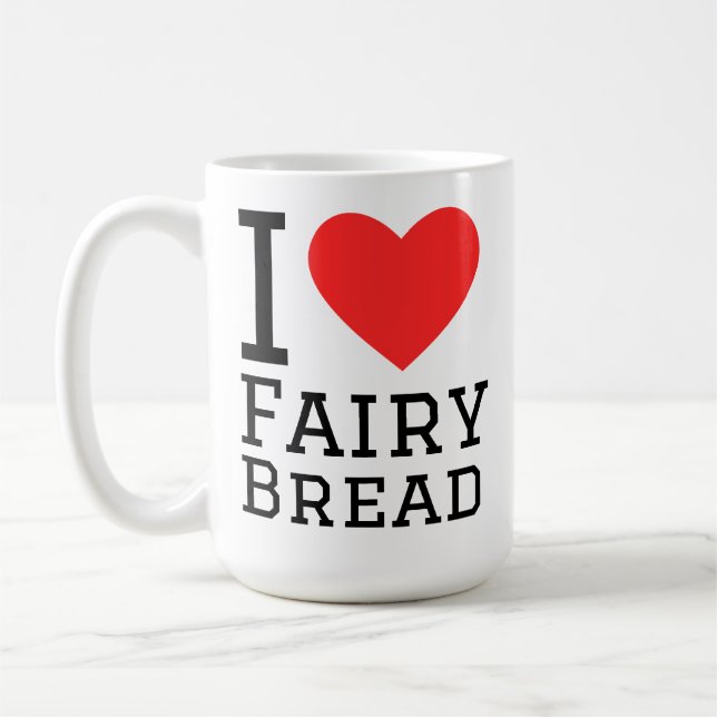 I love fairy bread coffee mug (Left)