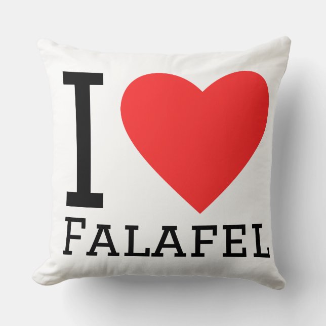 I love falafel  cushion (Front)