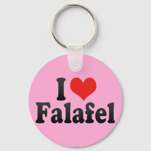 I Love Falafel Key Ring