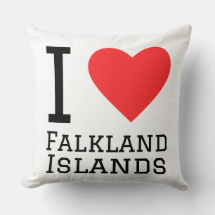 I love Falkland Islands Cushion