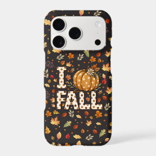 I Love Fall Autumn Leaf Pattern Tough