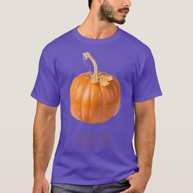 I Love Fall Oversized T-Shirt (Front)