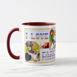 I Love Fancy Pigeons! Mug
