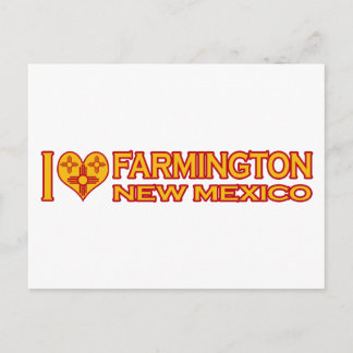I Love Farmington, NM Postcard