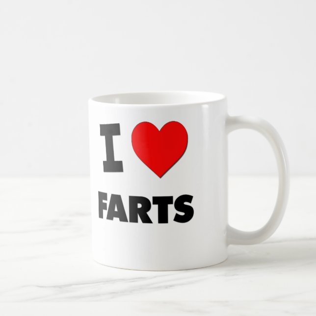 I Love Farts Coffee Mug (Right)