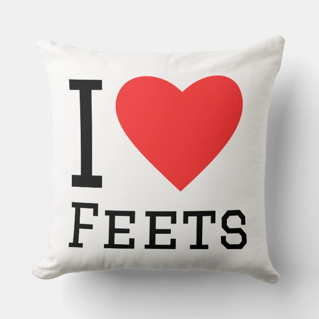 I love feets cushion (Front)