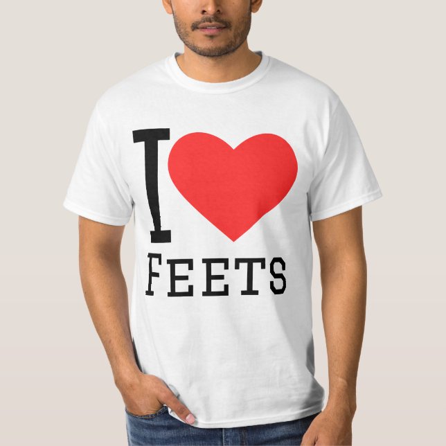I love feets T-Shirt (Front)