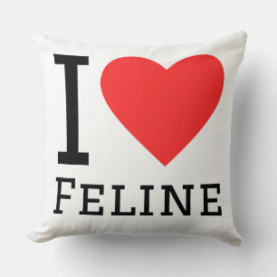 I love Feline Cushion