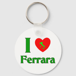 I Love Ferrara Italy Key Ring