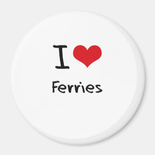 I Love Ferries Magnet