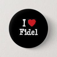 I love Fidel heart custom personalised