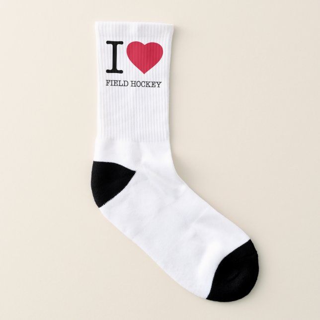 I LOVE FIELD HOCKEY SOCKS (Right Outside)