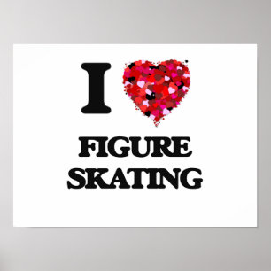 I Love Figure Skating Poster