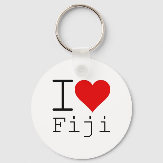 I LOVE FIJI KEY RING (Front)
