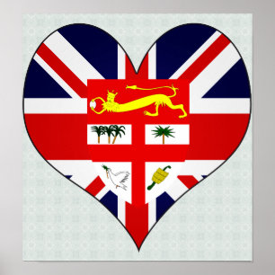 I Love Fiji Poster