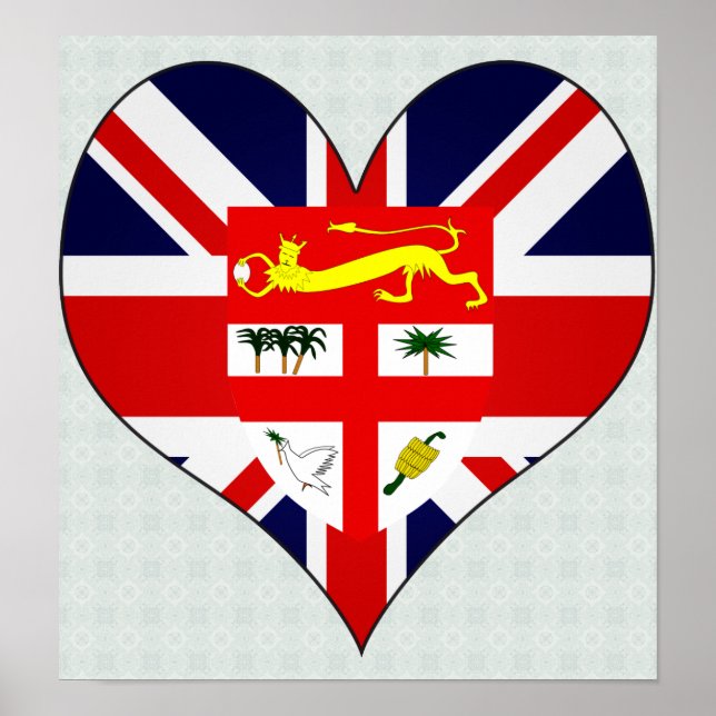 I Love Fiji Poster (Front)