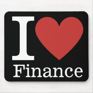 I ❤️ Love Finance - Finance Department - Mouse Pad