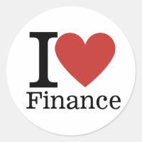 I ❤️ Love Finance - Finance Department - Sticker