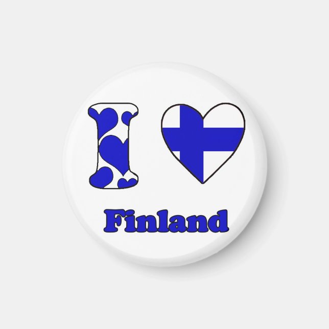I love Finland magnet (Front)