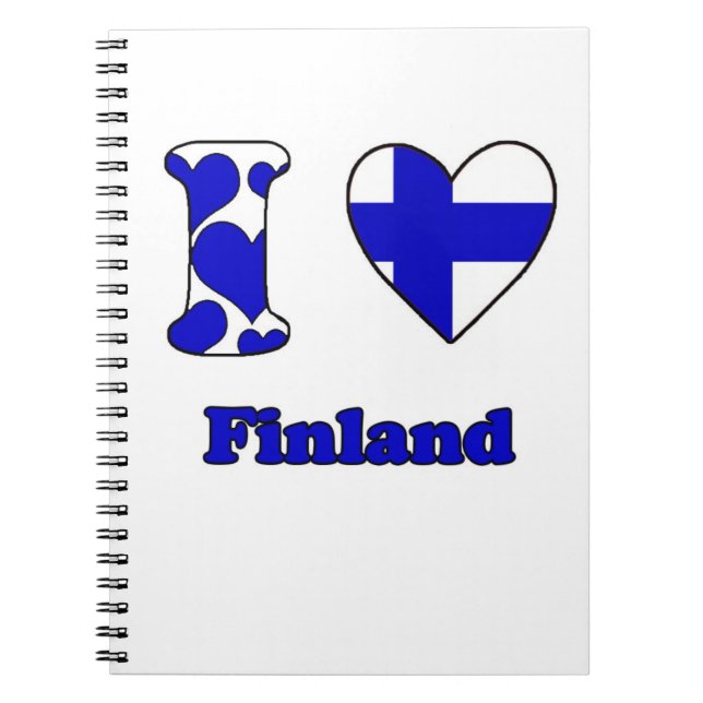 I love Finland Notebook (Front)