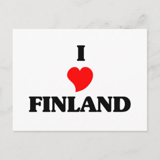 I Love Finland Postcard
