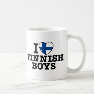 I Love Finnish Boys Coffee Mug