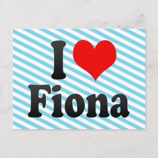 I love Fiona Postcard